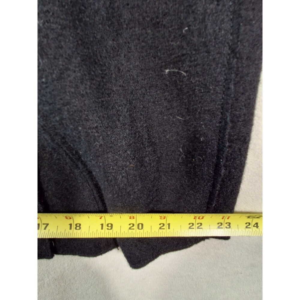 Pendleton Women's Wool Vest Duster Black Sleeveless Coat Size M - Picture 13 of 14